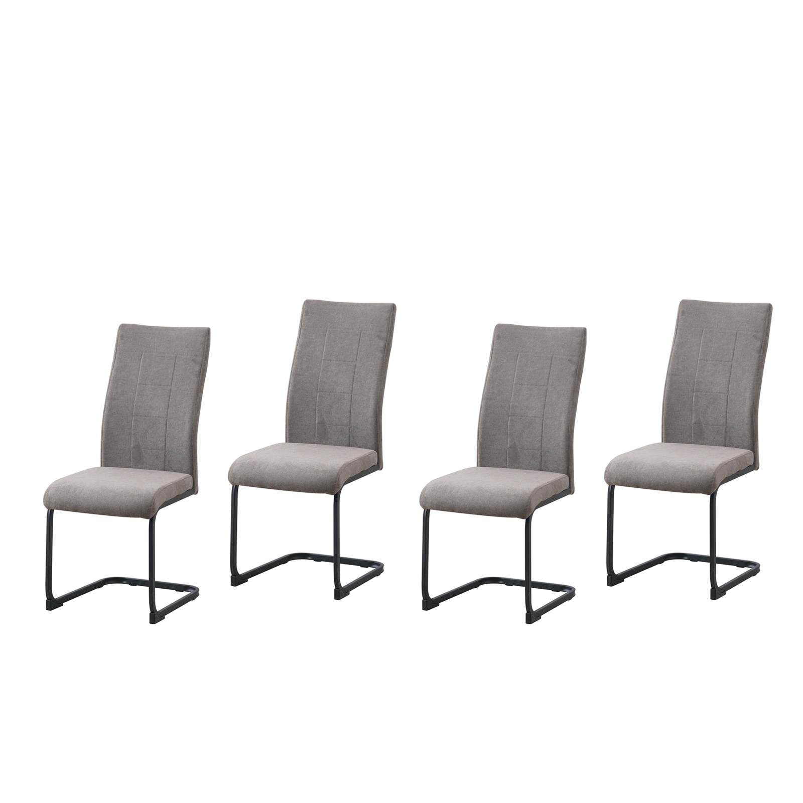 HTI-Living Esszimmerstuhl LennyP 4er-Set Braun 