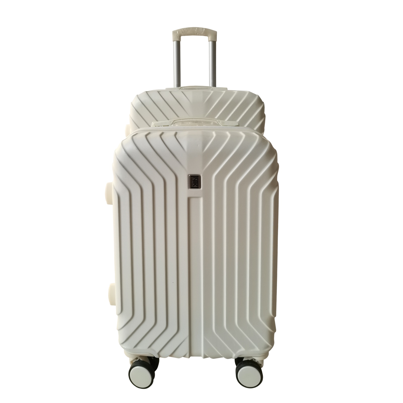 NTK-Collection Hartschalenkoffer 2er-Set Mabell Wei&szlig; 