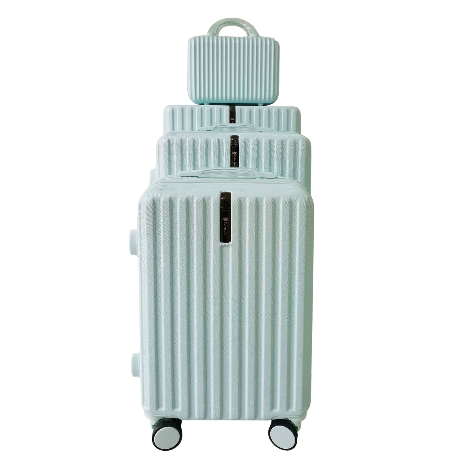 NTK-Collection Hartschalenkoffer 4er-Set Leandra Hellblau 