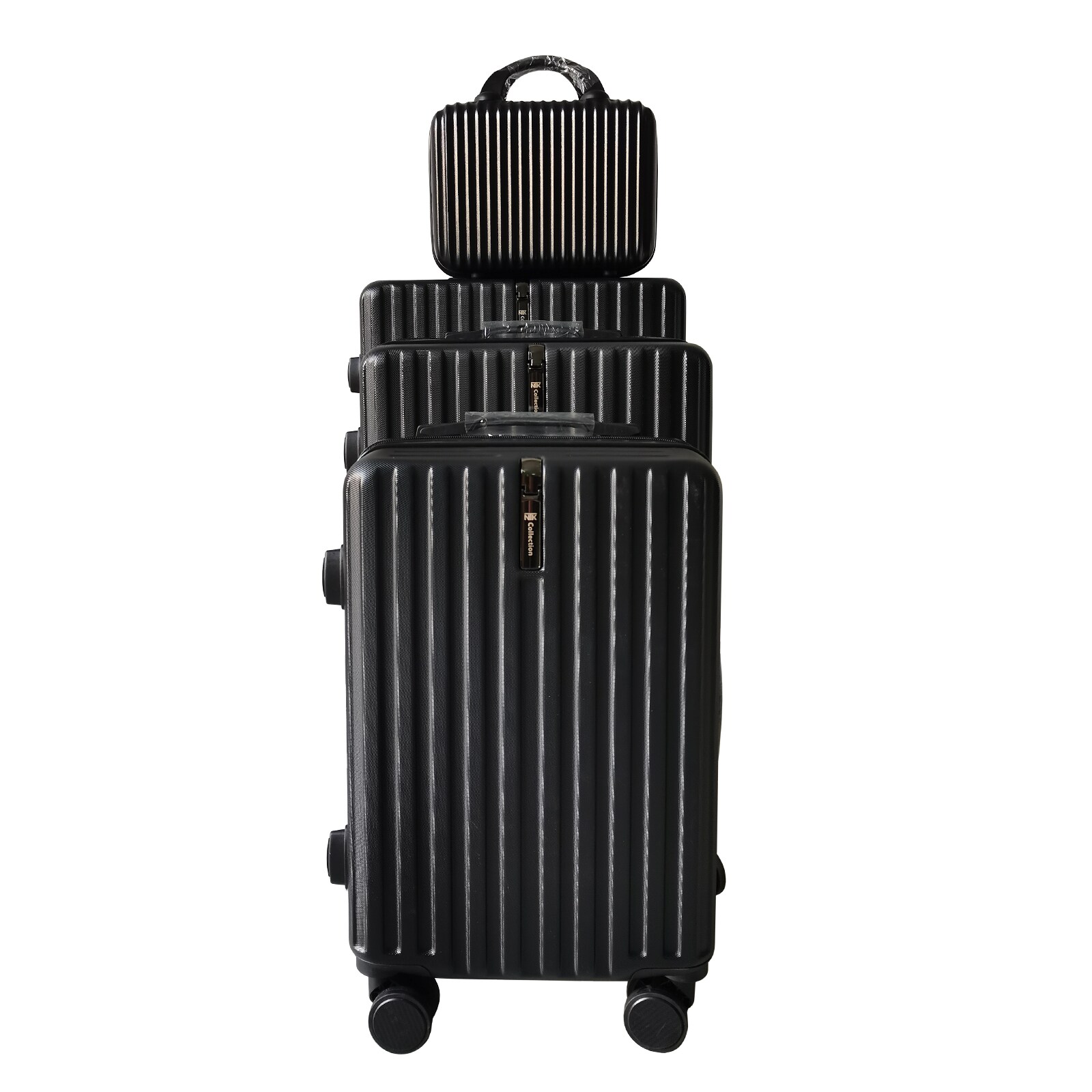 NTK-Collection Hartschalenkoffer 4er-Set Leandra Schwarz 