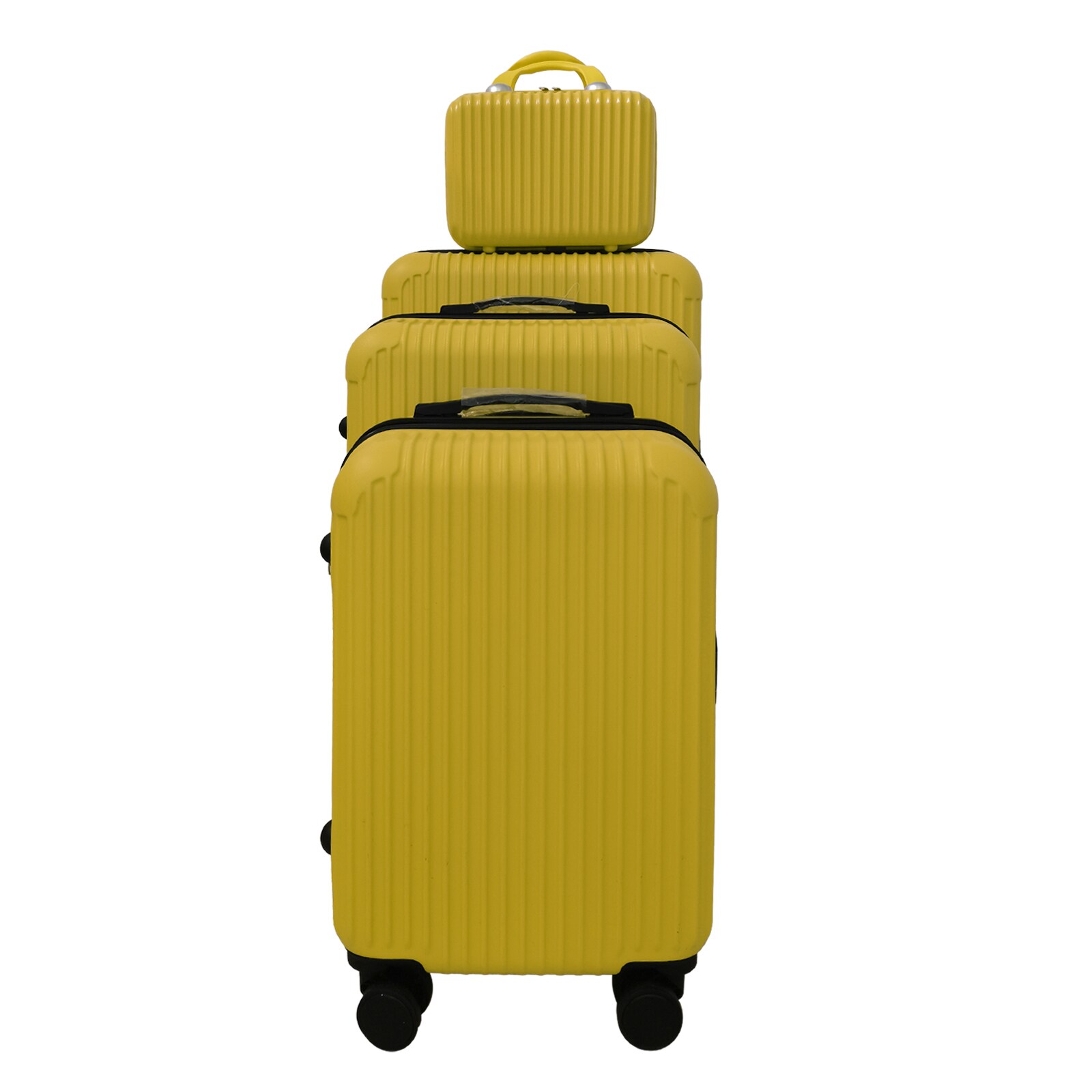 NTK-Collection Hartschalenkoffer 4er-Set Frenzi Gelb 