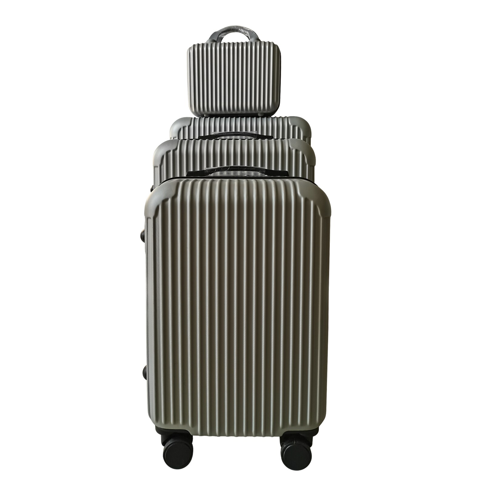 NTK-Collection Hartschalenkoffer 4er-Set Frenzi Silber 