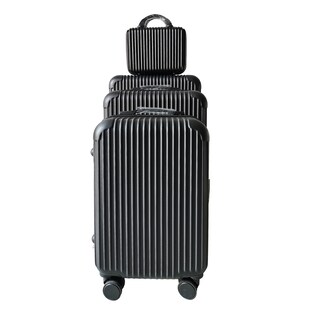 NTK-Collection Hartschalenkoffer 4er-Set Frenzi Schwarz 