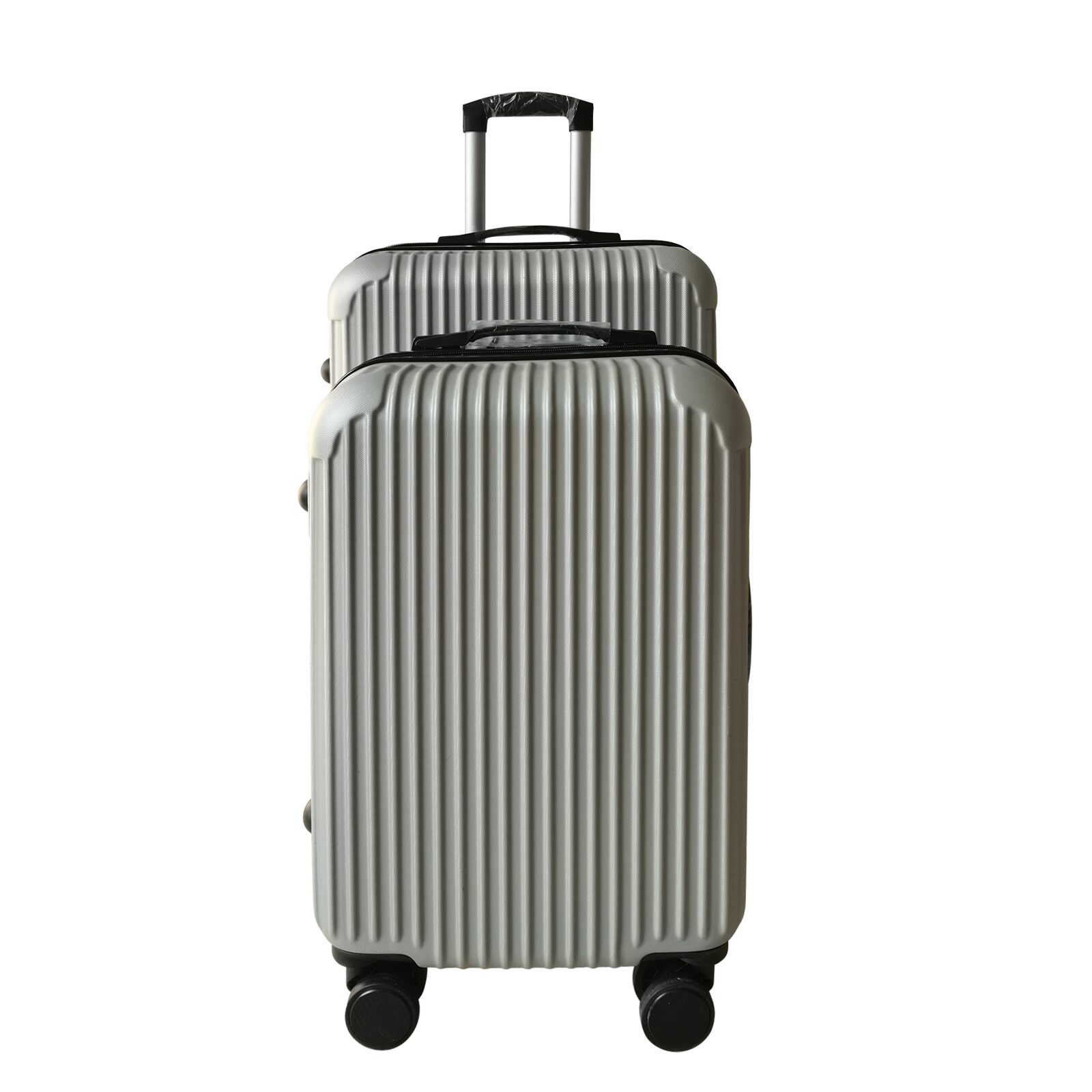 NTK-Collection Hartschalenkoffer 2er-Set Frenzi Silber 