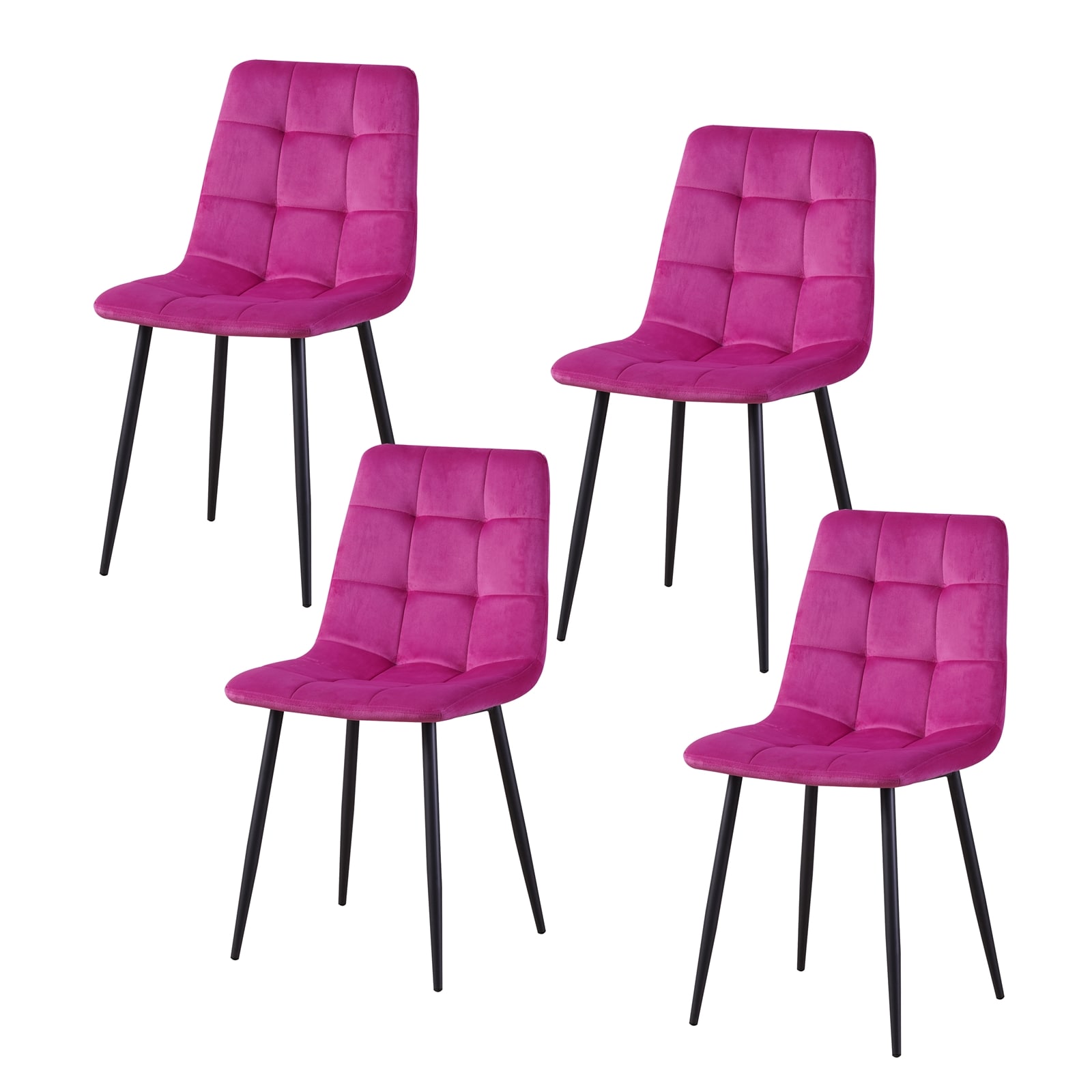 HTI-Living Esszimmerstuhl 4er Set Pink Mesa 