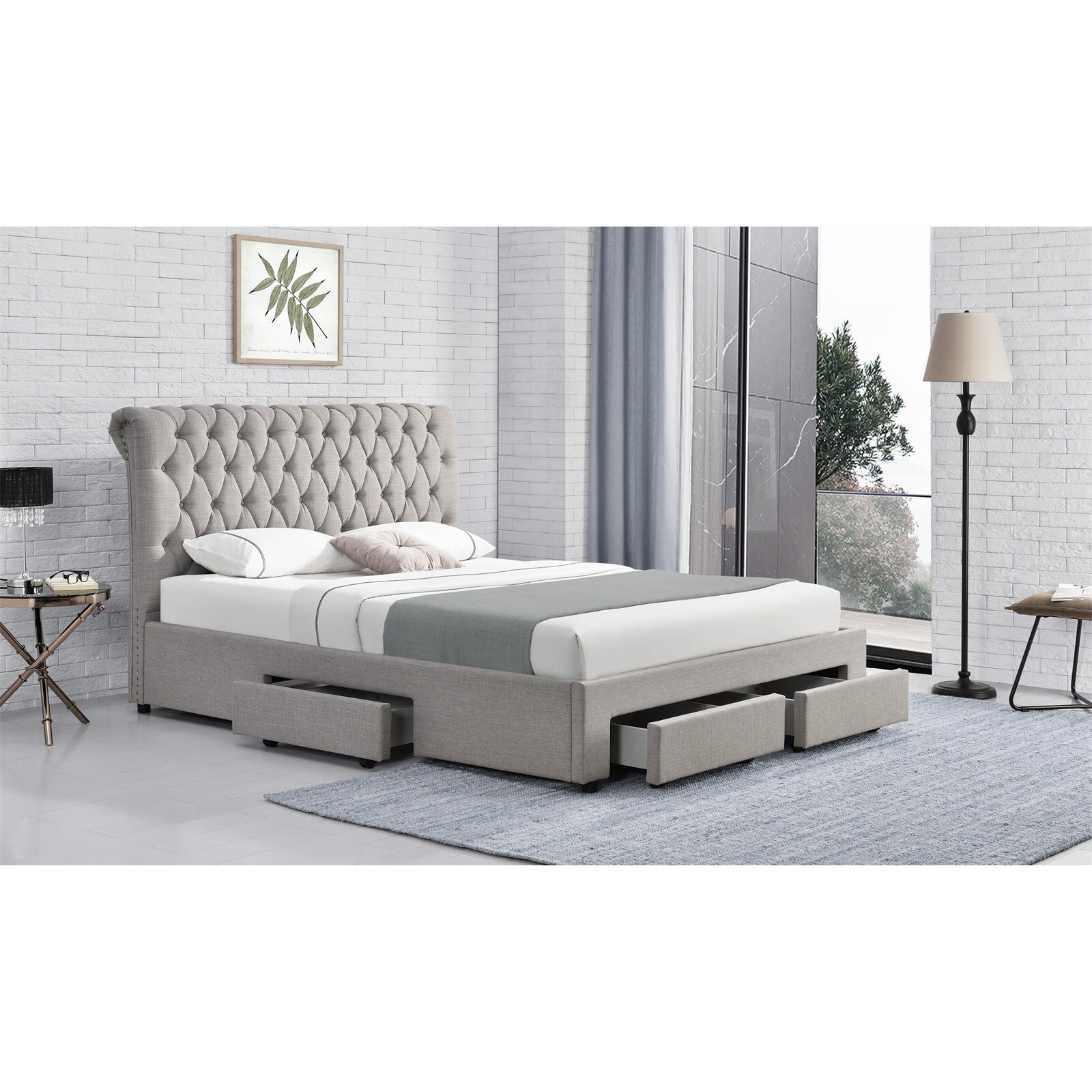 HTI-Living Bett mit Stauraum 140 x 200 