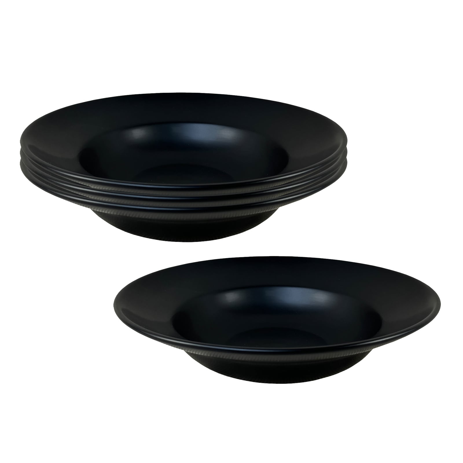 NTK-Collection Pastateller 4 St&uuml;ck Matt Schwarz 