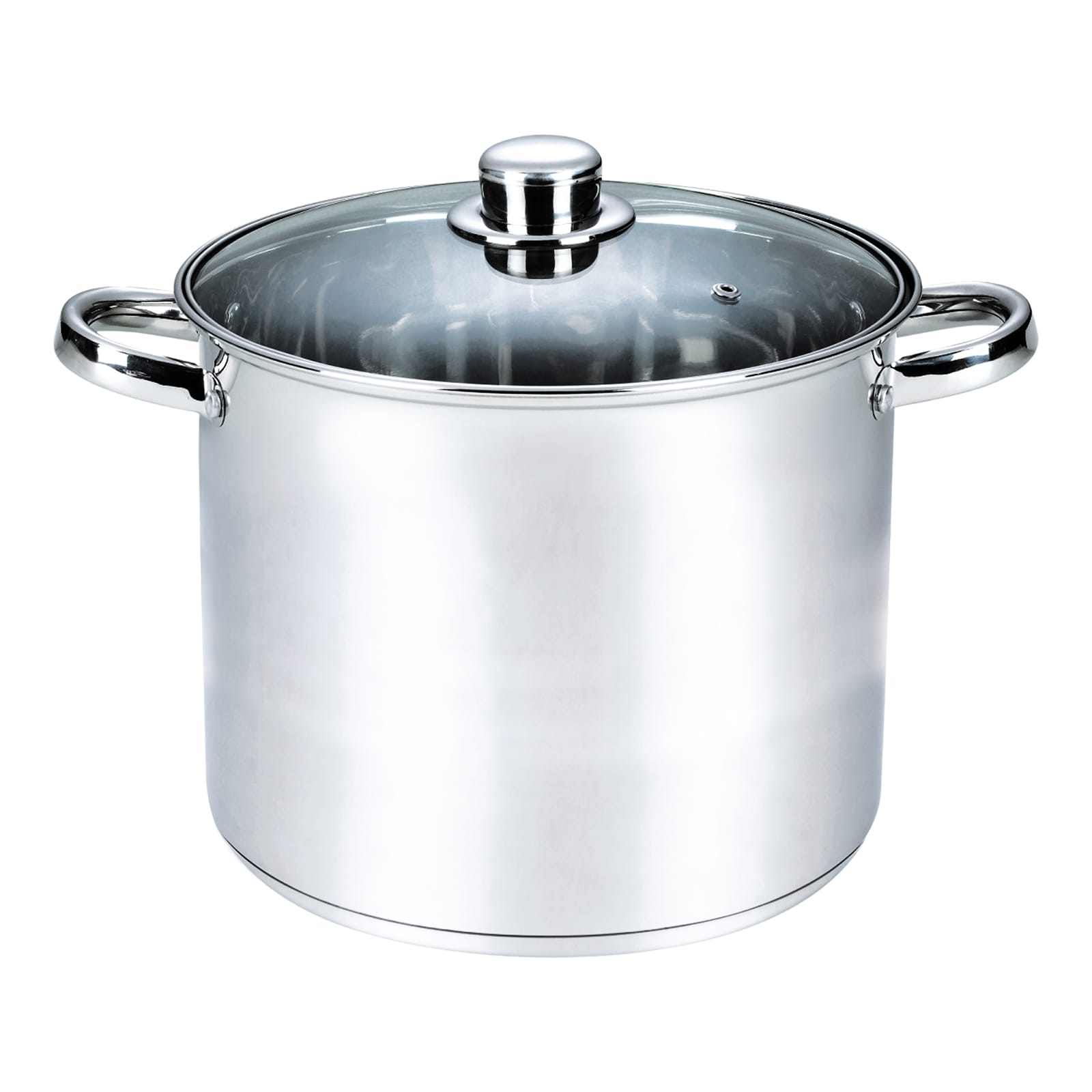 Michelino Kochtopf Edelstahl 17 Liter mit Deckel 