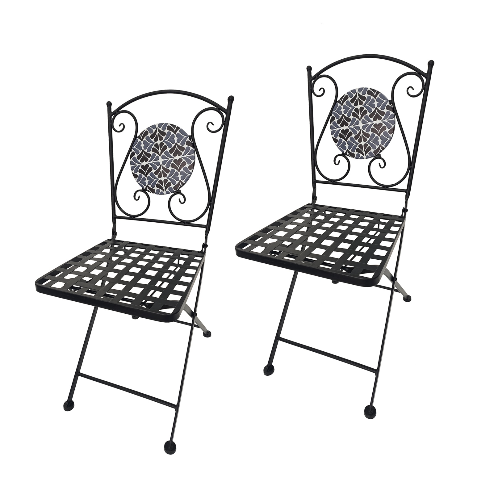 HTI-Living Gartenst&uuml;hle 2 St&uuml;ck Celia Floral 