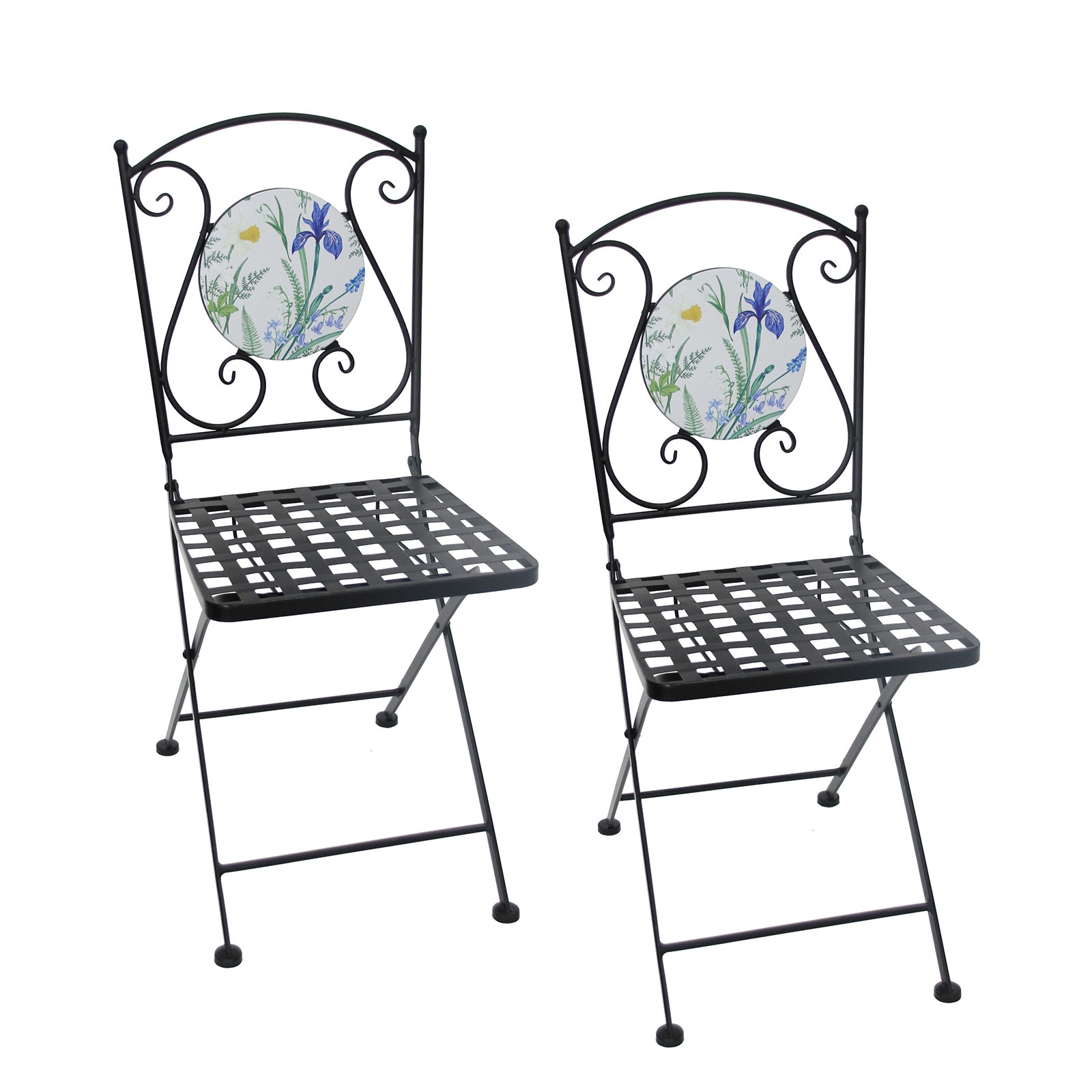 HTI-Living Gartenst&uuml;hle 2 St&uuml;ck Celia Lilie 