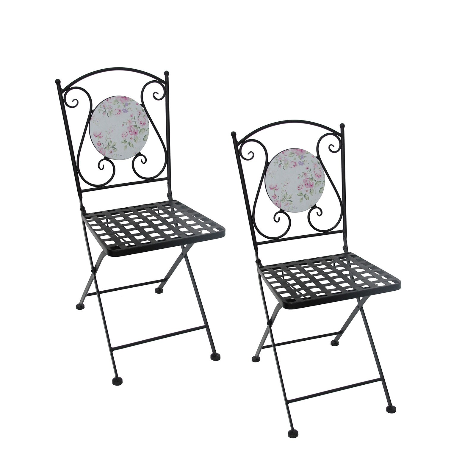 HTI-Living Gartenst&uuml;hle 2 St&uuml;ck Celia Rosen 