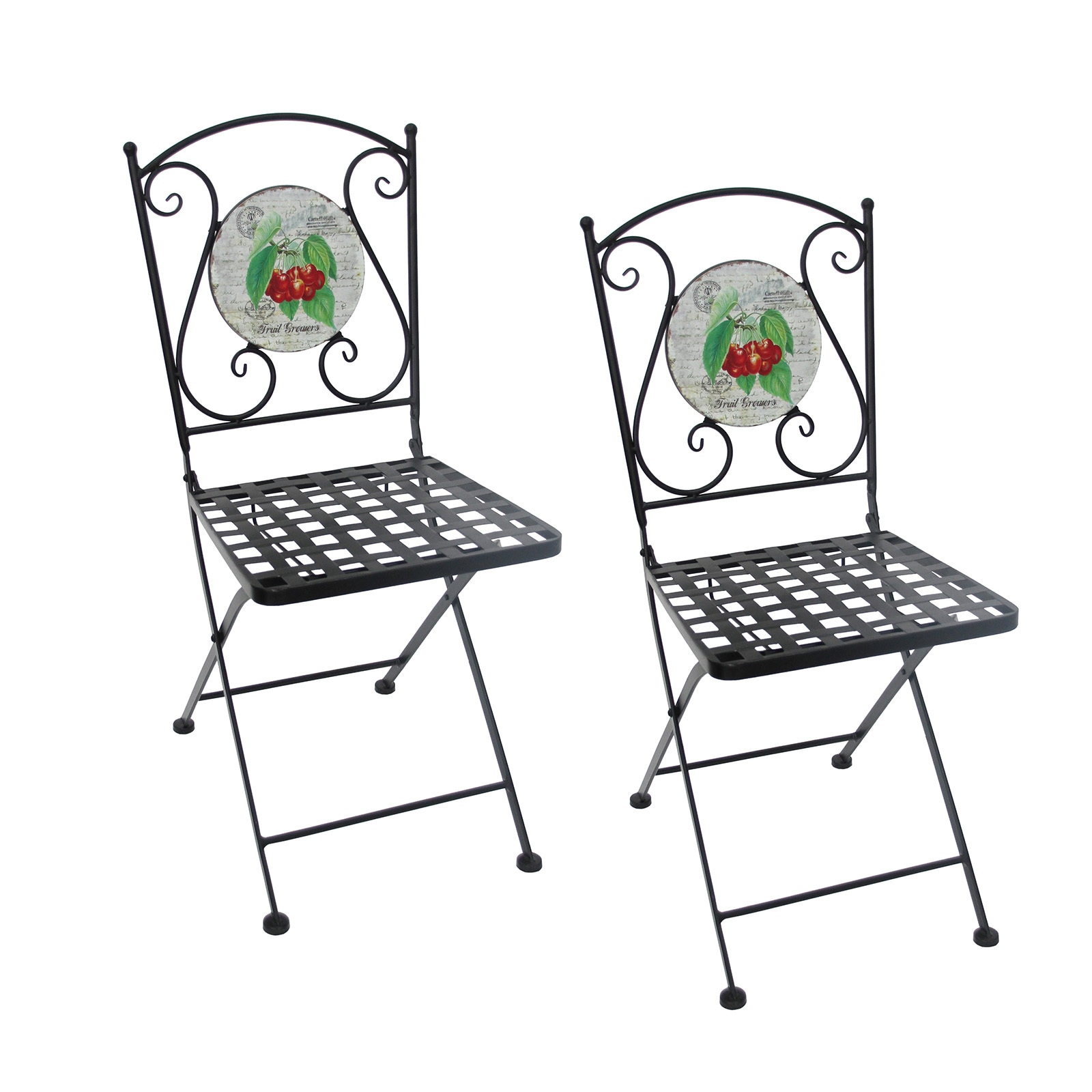 HTI-Living Gartenst&uuml;hle 2 St&uuml;ck Celia Kirschen 