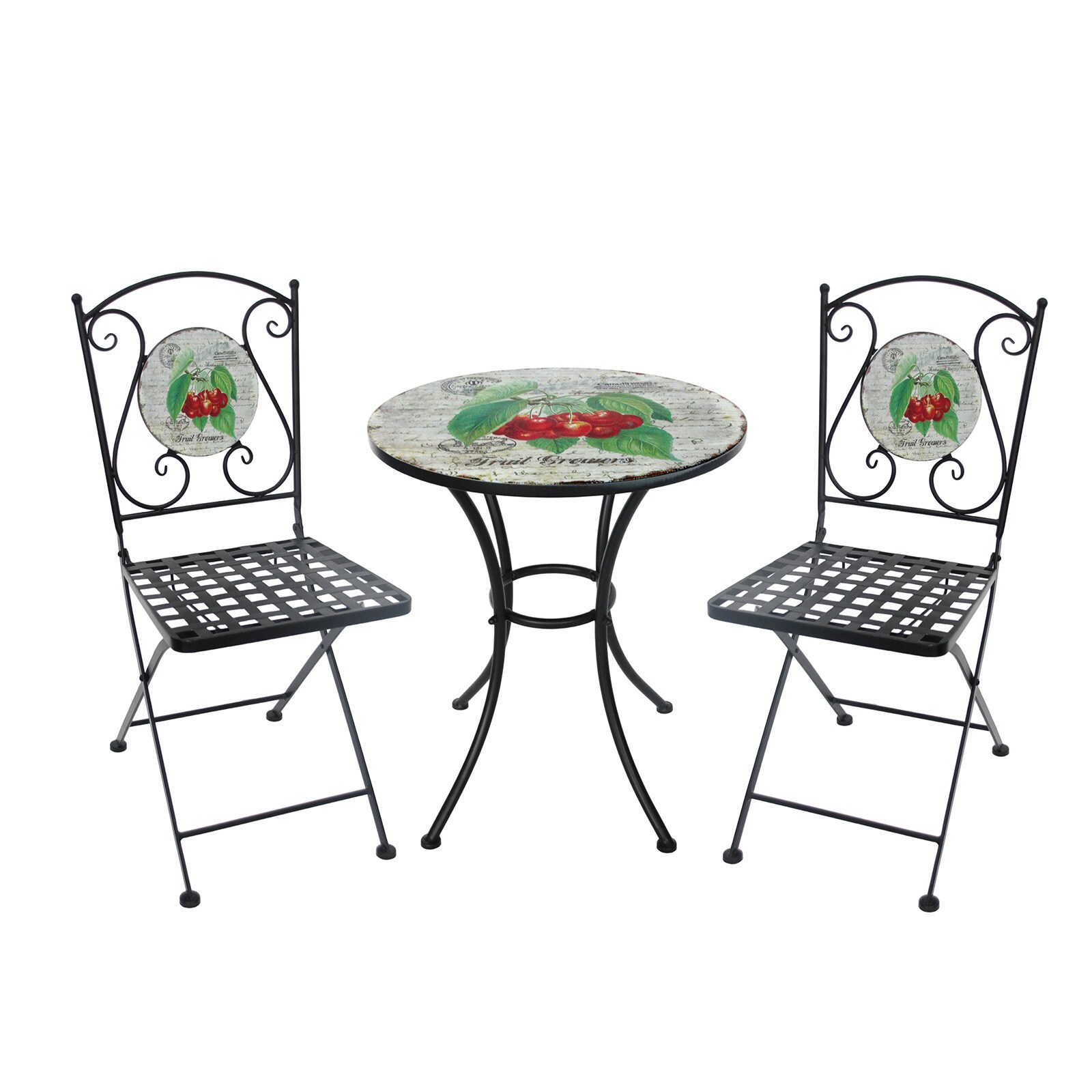 HTI-Living Tisch und 2 St&uuml;hle Celia Kirschen 