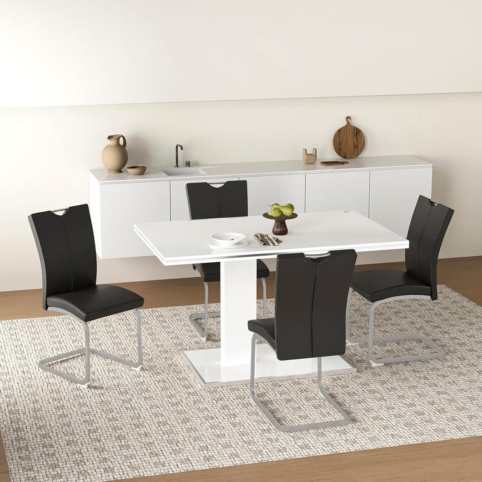 HTI-Living Schwingstuhl 4er Set Jean 
