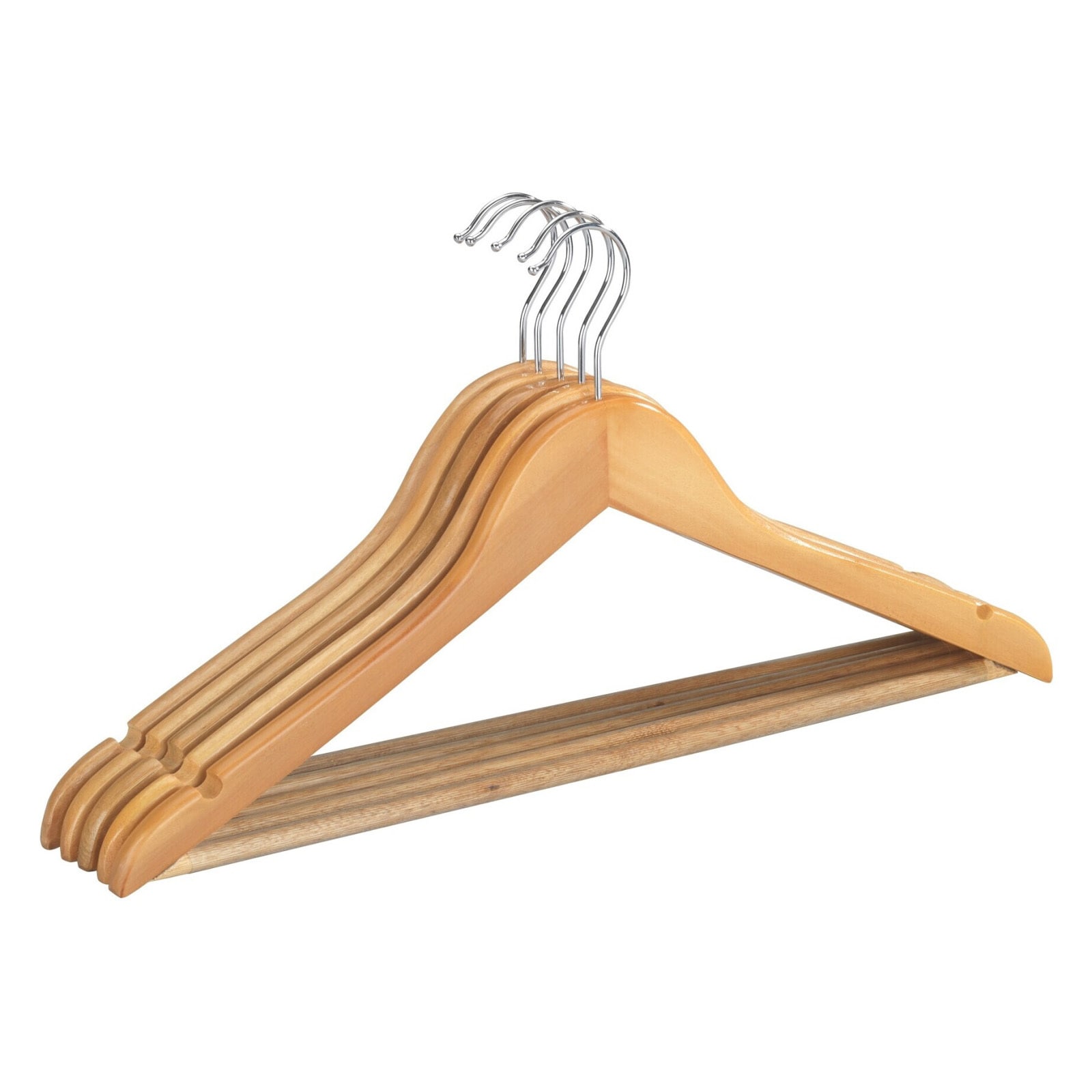 HTI-Living Kleiderb&uuml;gel 5er Set Holzb&uuml;gel 