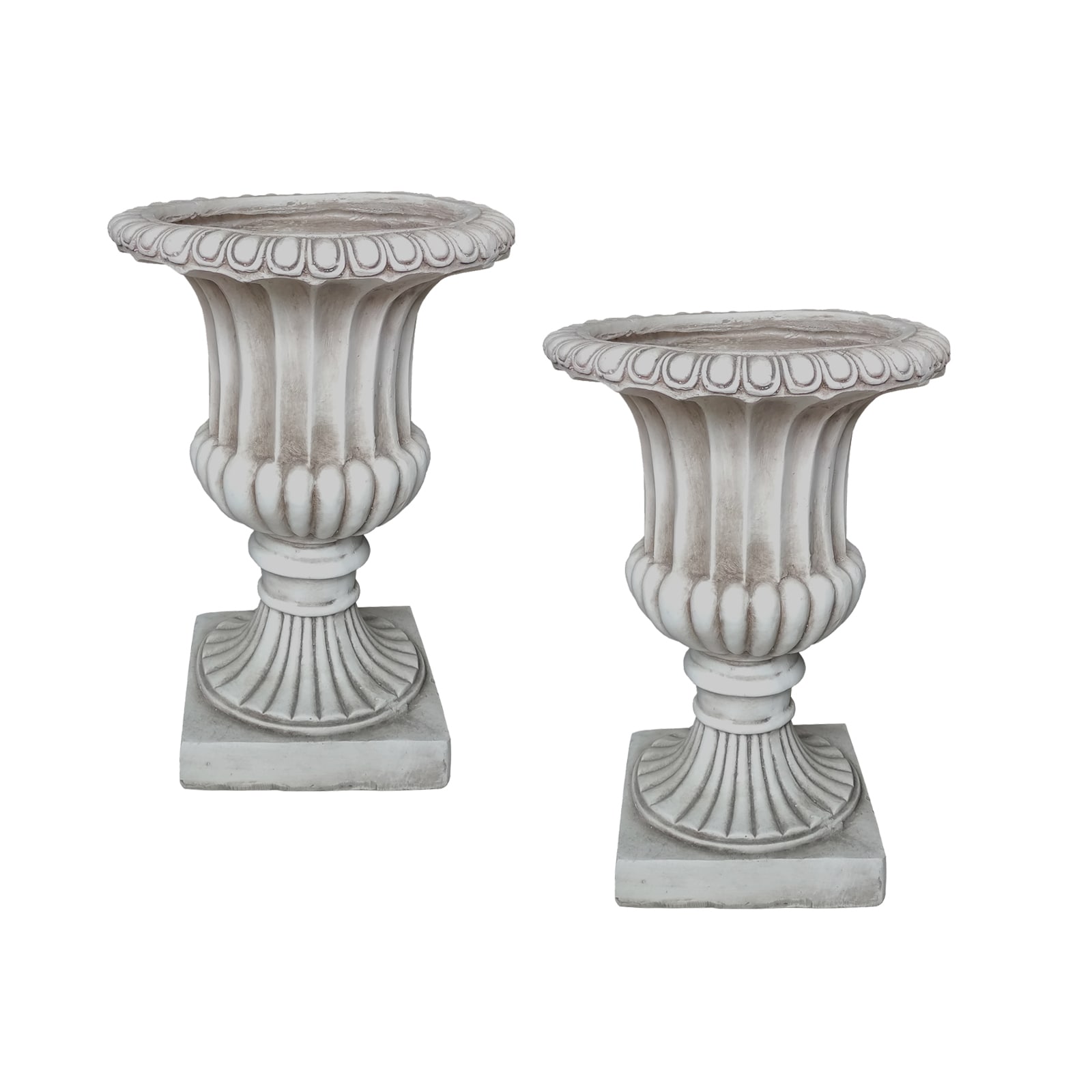 HTI-Living Pflanzk&uuml;bel Athene Antik Hellgrau 2er-Set 