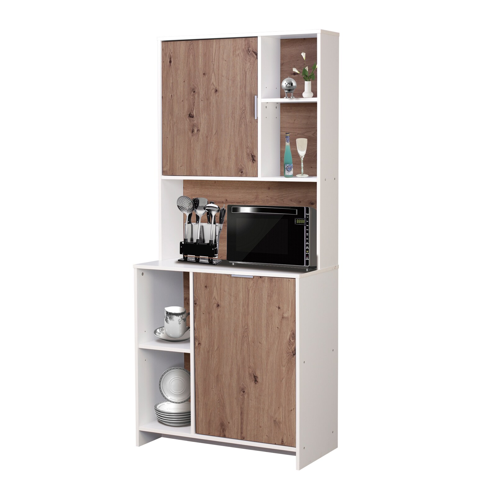 HTI-Living K&uuml;chenschrank Malin Wei&szlig; Artisaneiche 