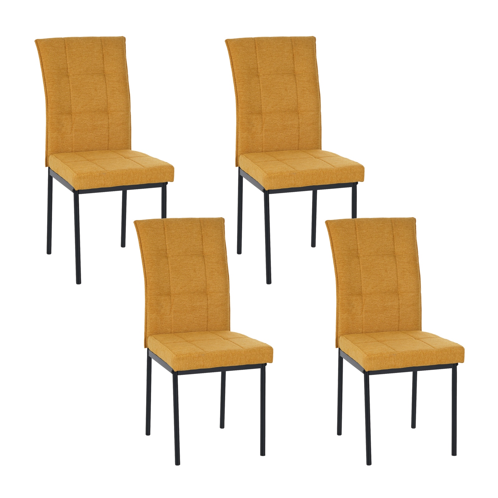 HTI-Living Stuhl Matthew Gelb 4er-Set 