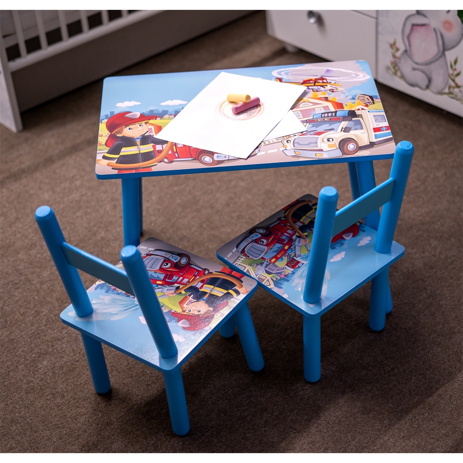 HTI-Line Kindertischgruppe Feuerwehr 