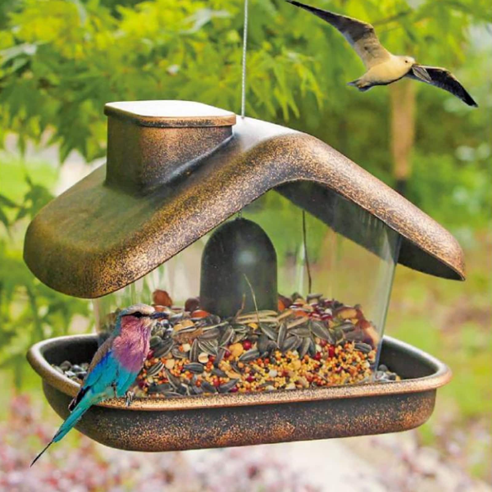 HTI-Living Vogelfutterhaus Nessa Metallic Gold 