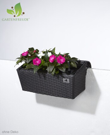 bestellen Polyrattan Marktkauf Balkonkasten Gartenfreude online Blumenkasten bei