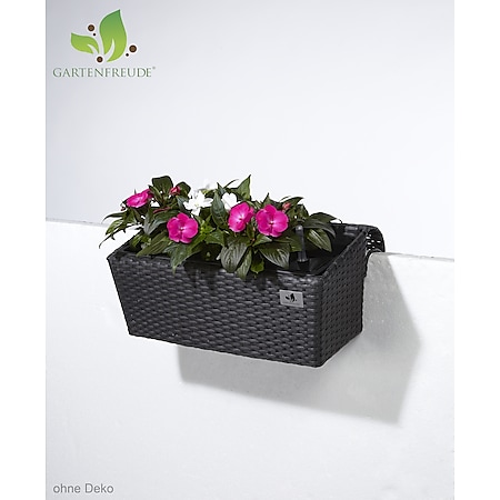 Gartenfreude Balkonkasten Polyrattan Blumenkasten bei Marktkauf online  bestellen