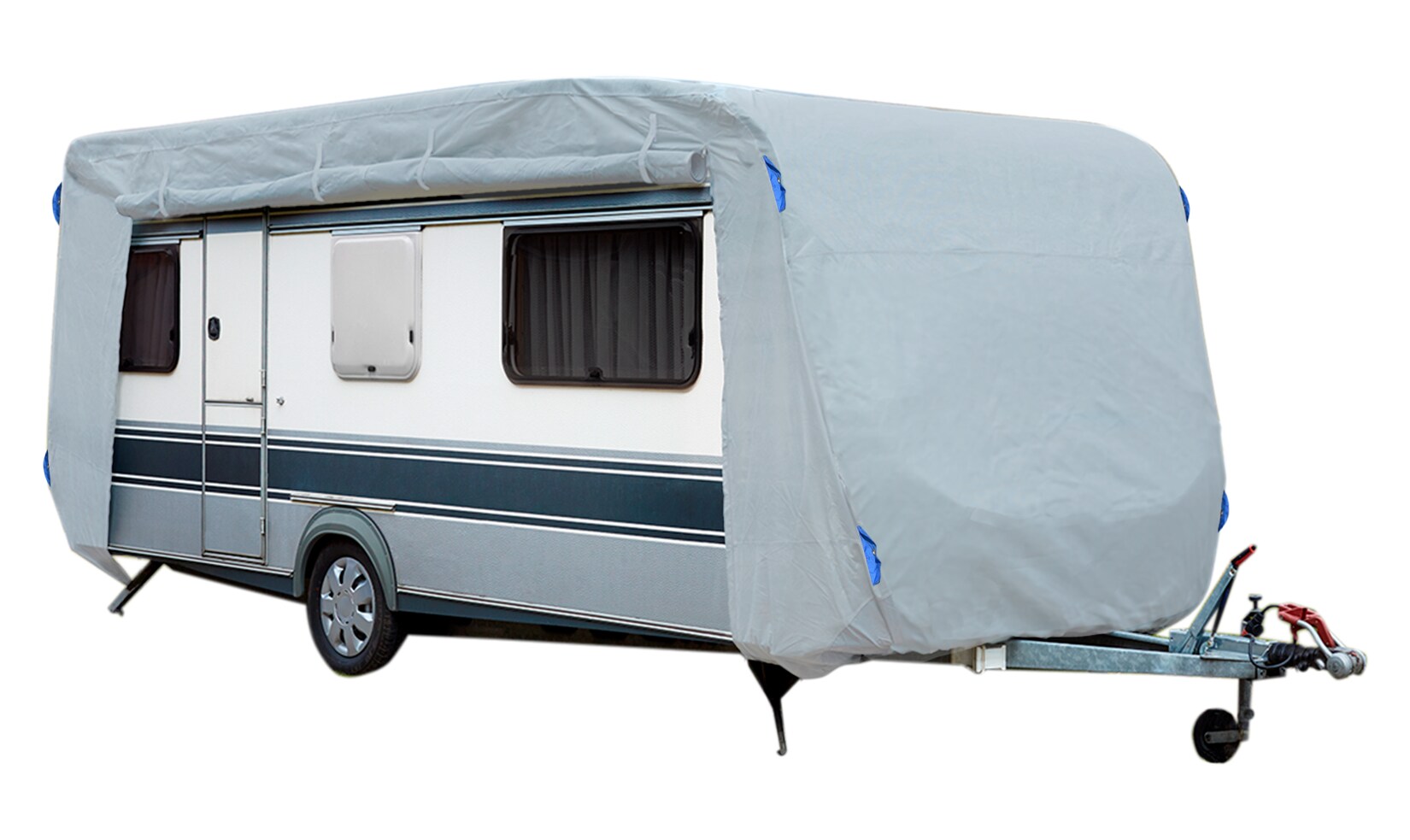 Abdeckplane für Wohnwagen oder Wohnmobile Größe M 550 x 250 x 220 cm
