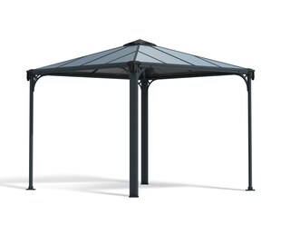 Canopia Palermo Aluminium-Pavillon 3X3 m Grau 