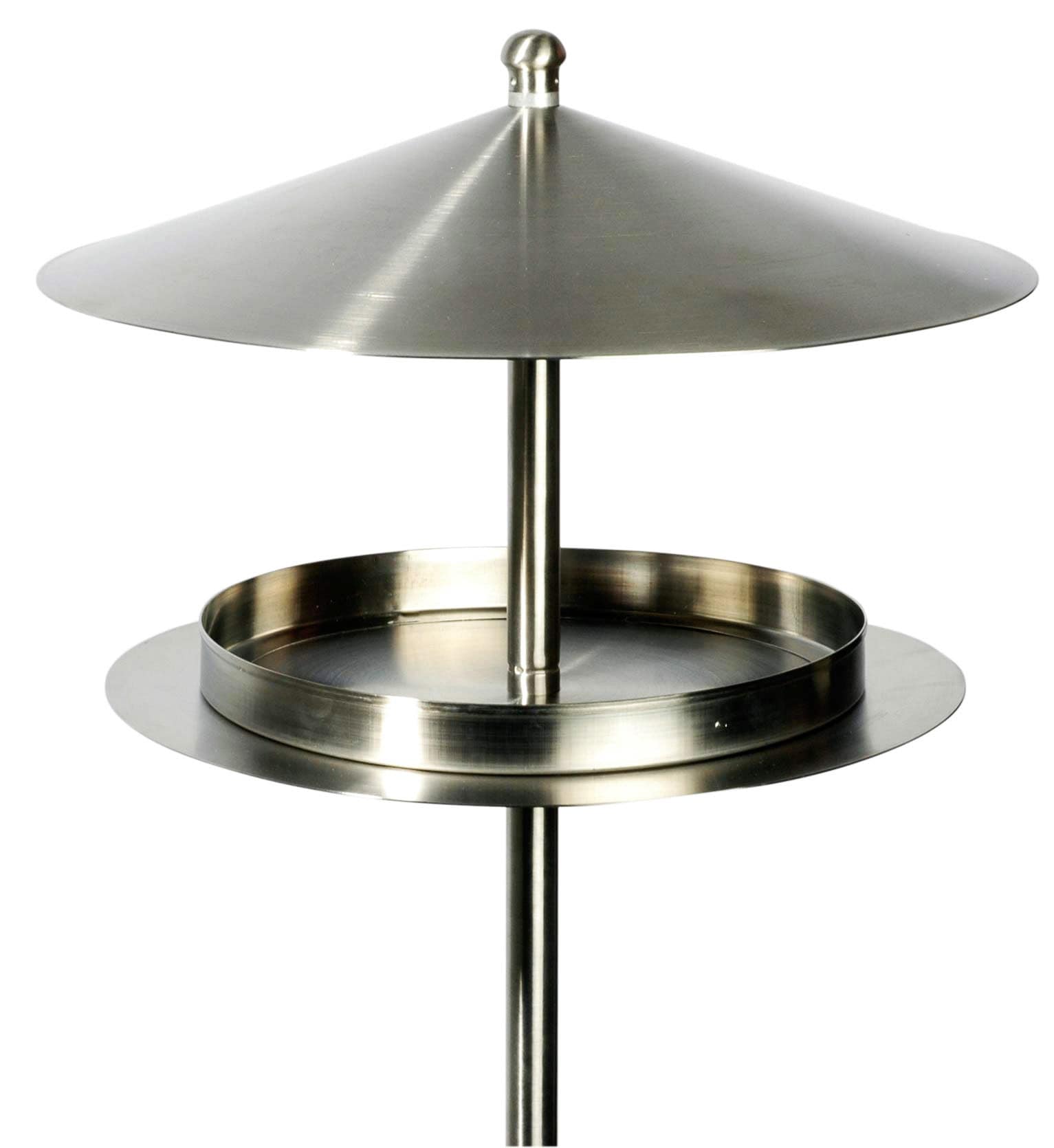 dobar Design Vogelhaus "Silberglanz", mit St&auml;nder 