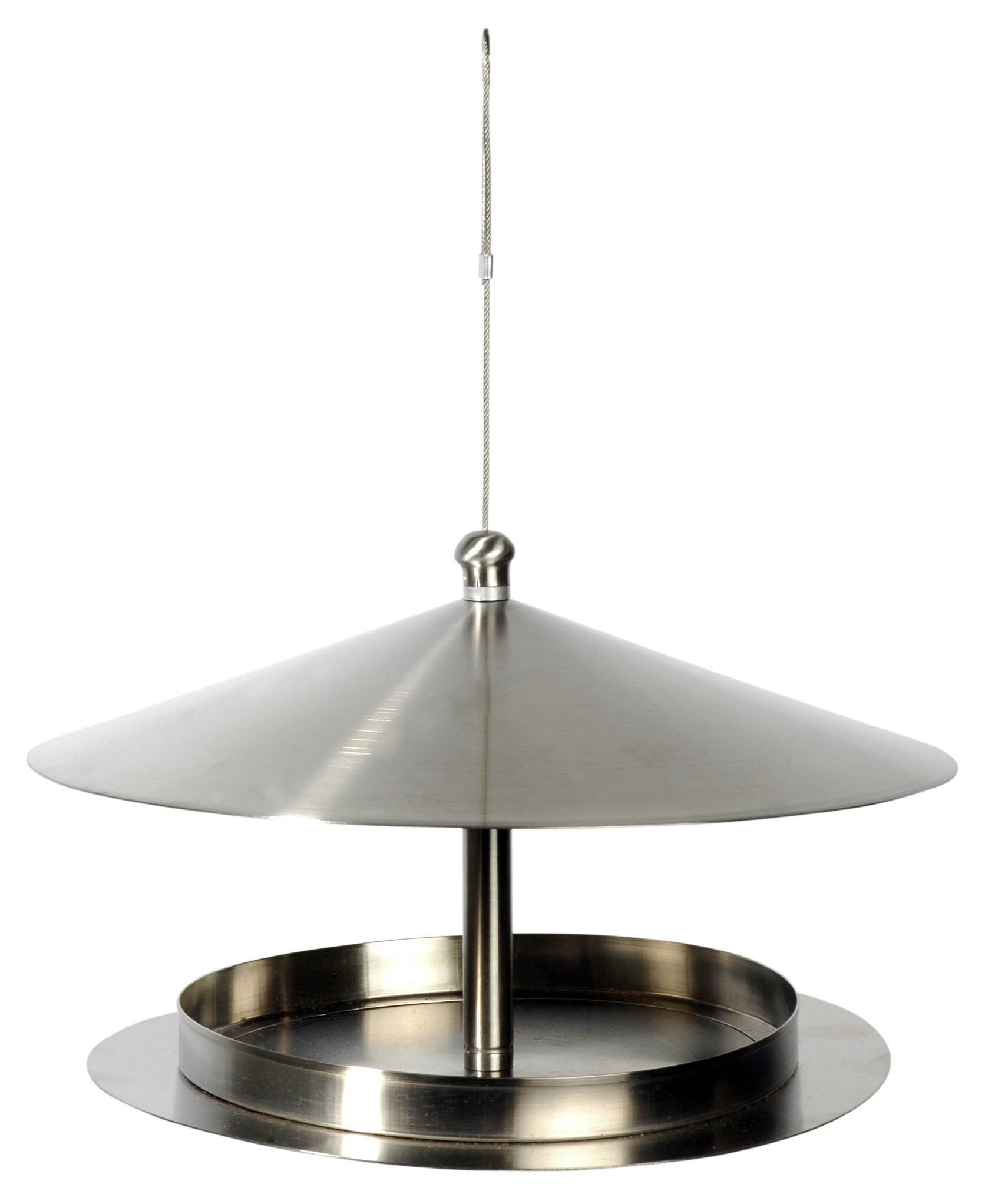 dobar Design Vogelhaus "Silberglanz", mit Draht zum Aufh&auml;ngen 