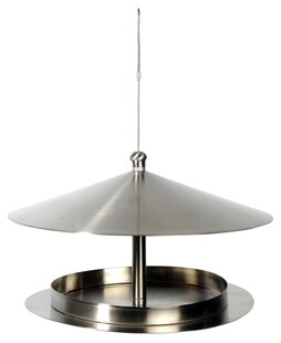 dobar Design Vogelhaus "Silberglanz", mit Draht zum Aufhängen 