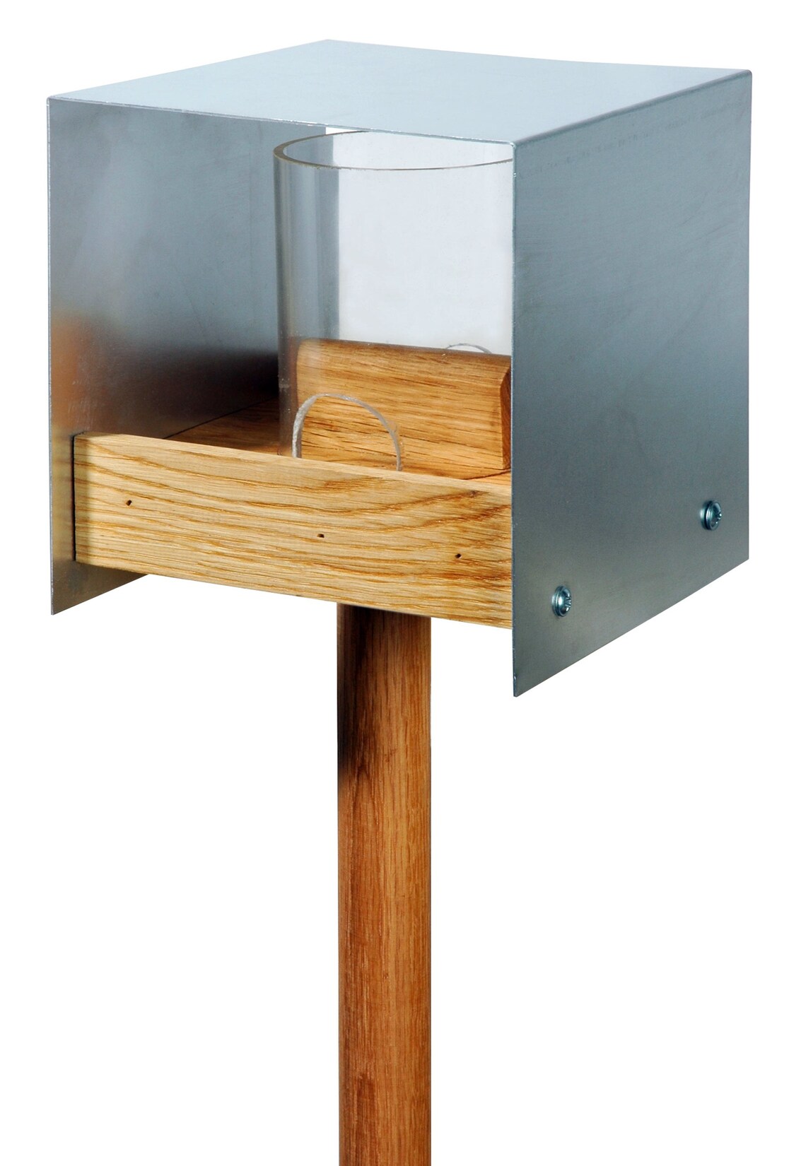 Luxus-Vogelhaus "Bauhaus II", Eiche, natur