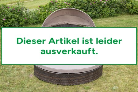 online Riva Marktkauf Relaxinsel Loungemöbel taupe braun Merxx bestellen Gartenliege Gartenbett bei
