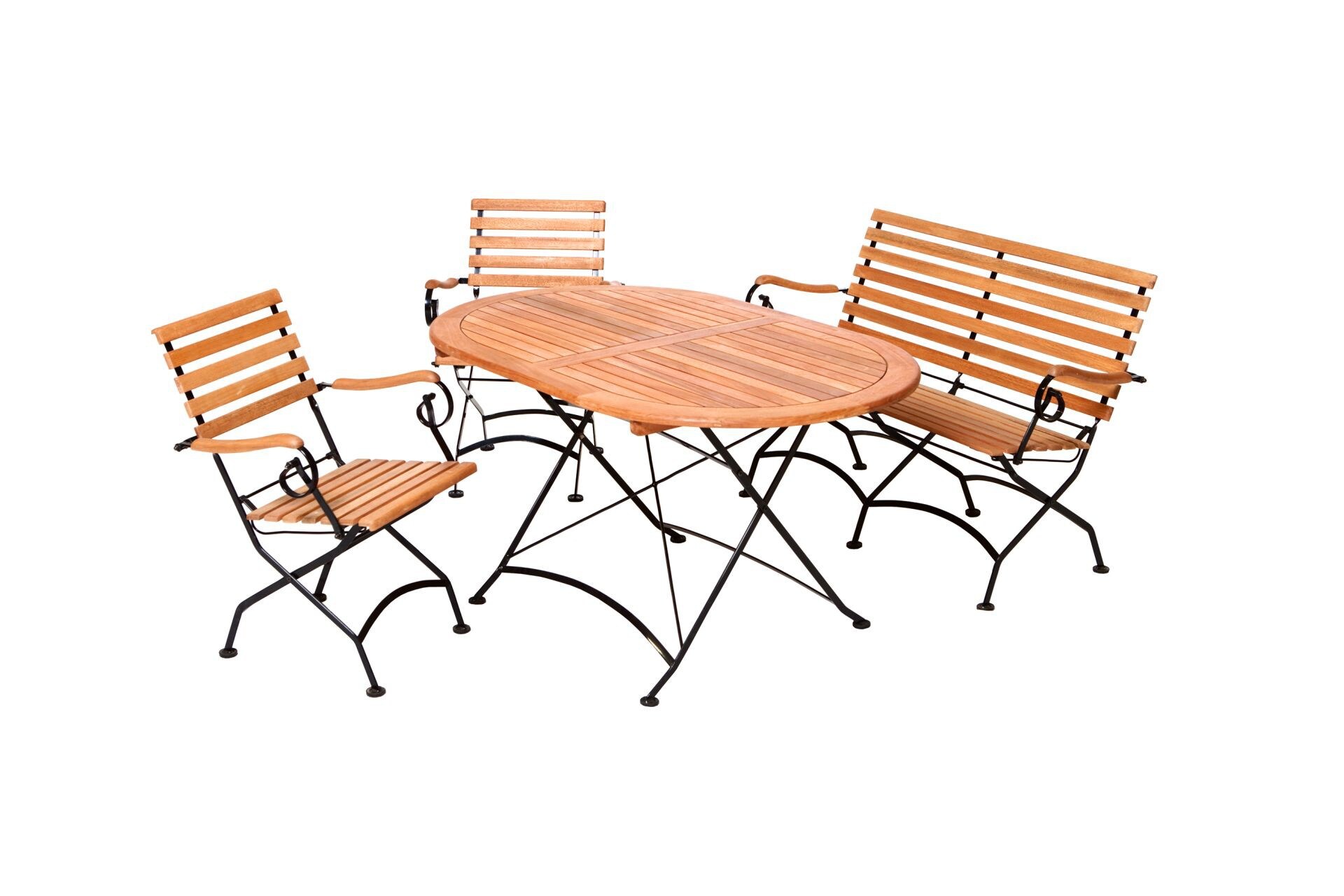 Merxx 4tlg. Schlossgarten Set, oval 