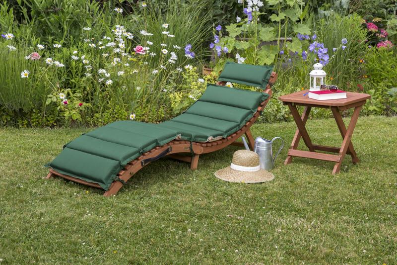 Merxx 3tlg. Ipanema Liegen Set gr&uuml;n/beige 