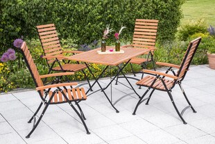 Merxx 5tlg. Schlossgarten Set, eckig 