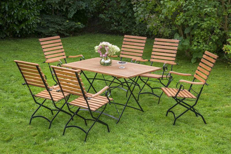 Merxx 7tlg. Schlossgarten Set, eckig 