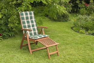 Merxx Comodoro Klappsessel mit Fußteil und Kissen 