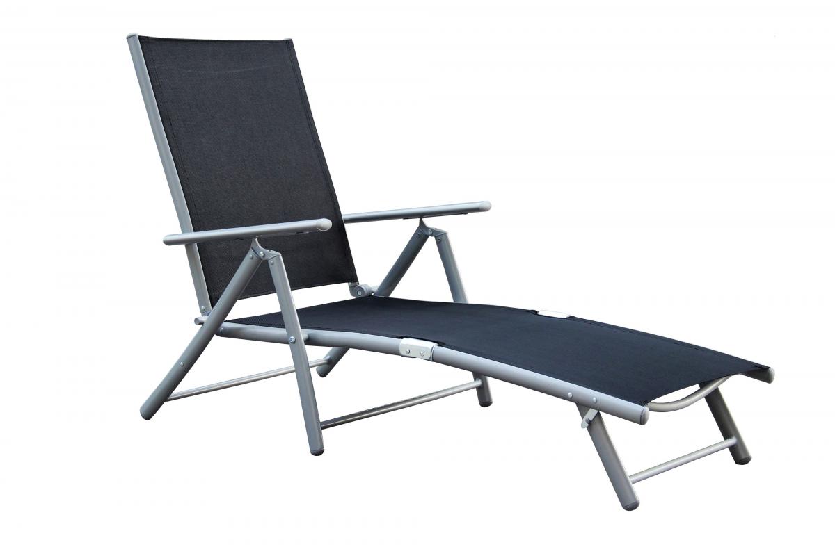 Merxx Deckchair, schwarz 