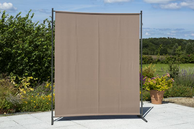 Merxx Sichtschutz Textil, breit, taupe 