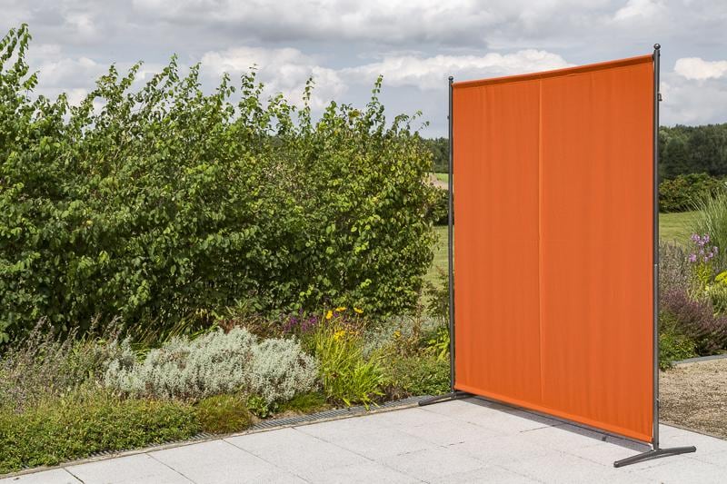 Merxx Sichtschutz Textil, breit, terracotta 