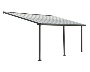 Palram - Canopia Olympia Terrassenüberdachung anthrazit 619x295x305cm 