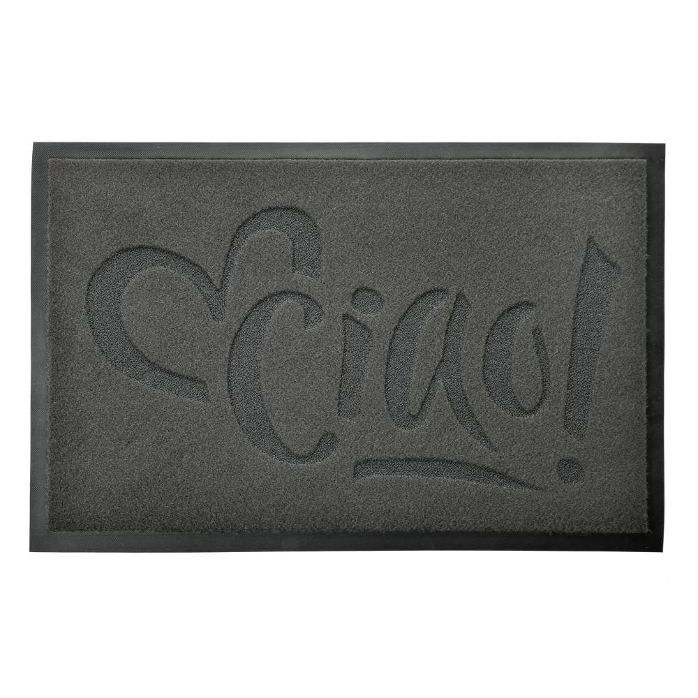 acerto&reg; Premium Fu&szlig;matte Schmutzfangmatte CIAO grau 40x60cm 