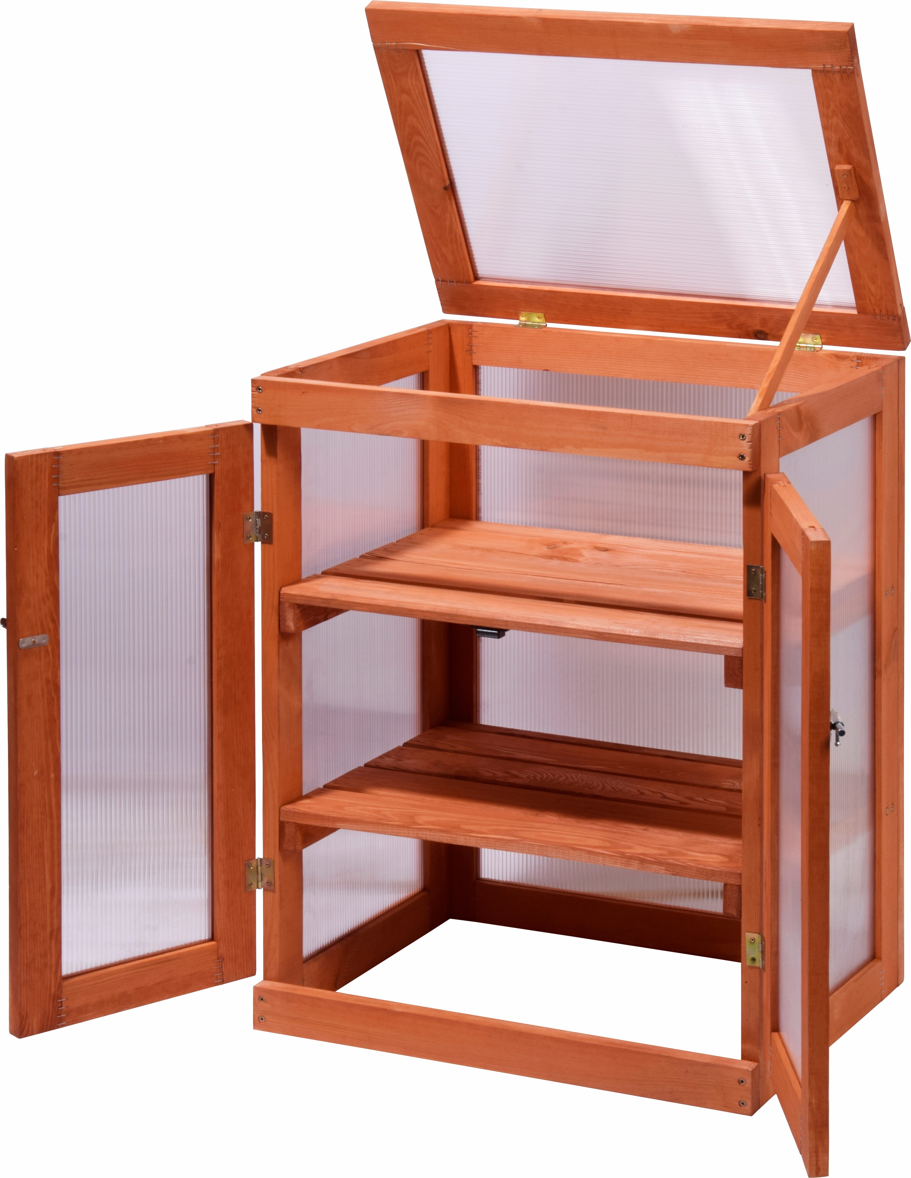 dobar Mini-Gew&auml;chshaus mit Polycarbonat-Scheiben 