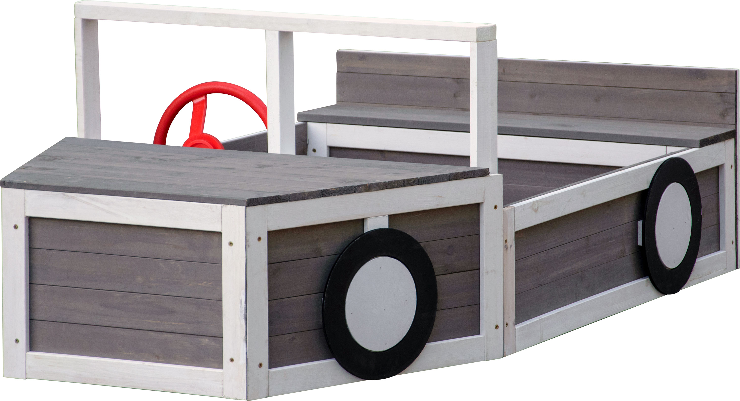 dobar Sandkasten Gel&auml;ndewagen in Auto-Form 