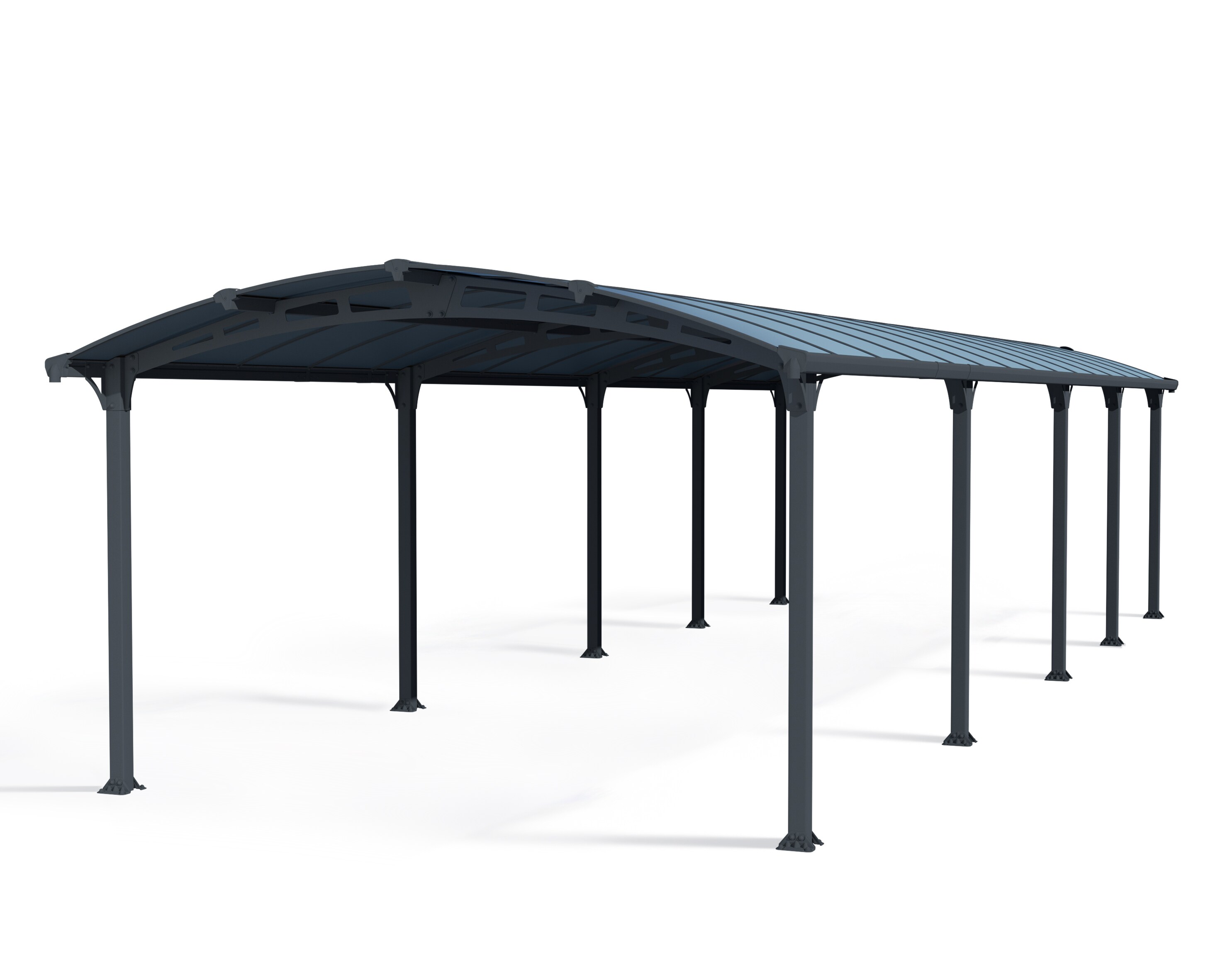 Palram Canopia Arcadia Carport in Grau 3.6 X 11 