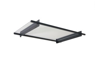 Palram - Canopia | Nancy 1.5x0.9 Vordach, anthrazit, klar 