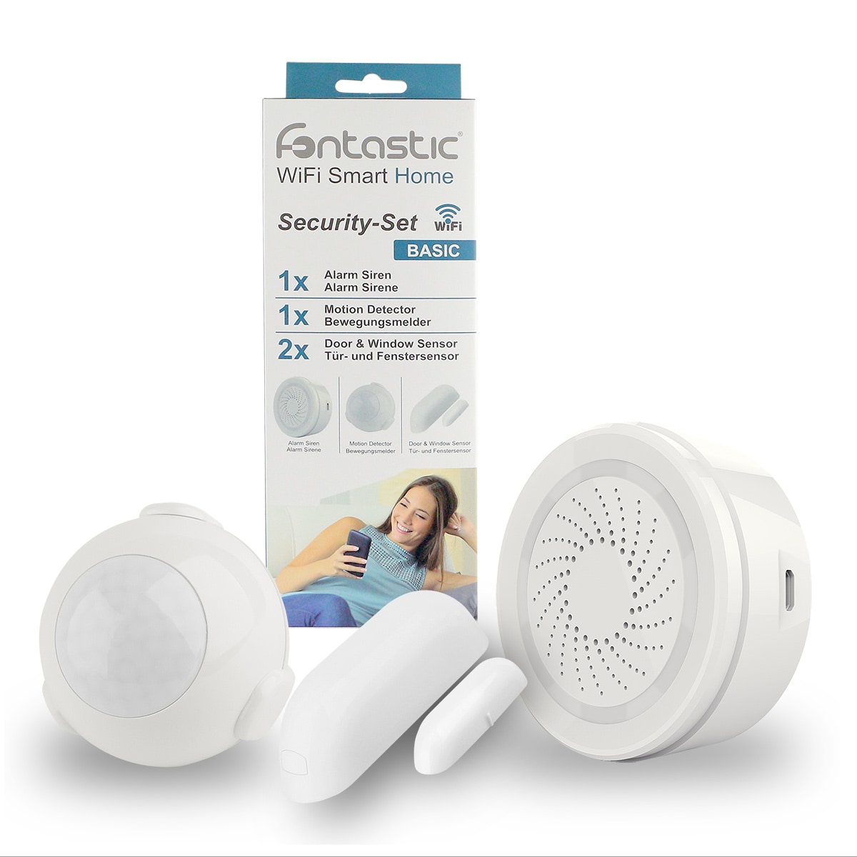 Fontastic Smart Home WiFi Sicherheits Set "Basic" 