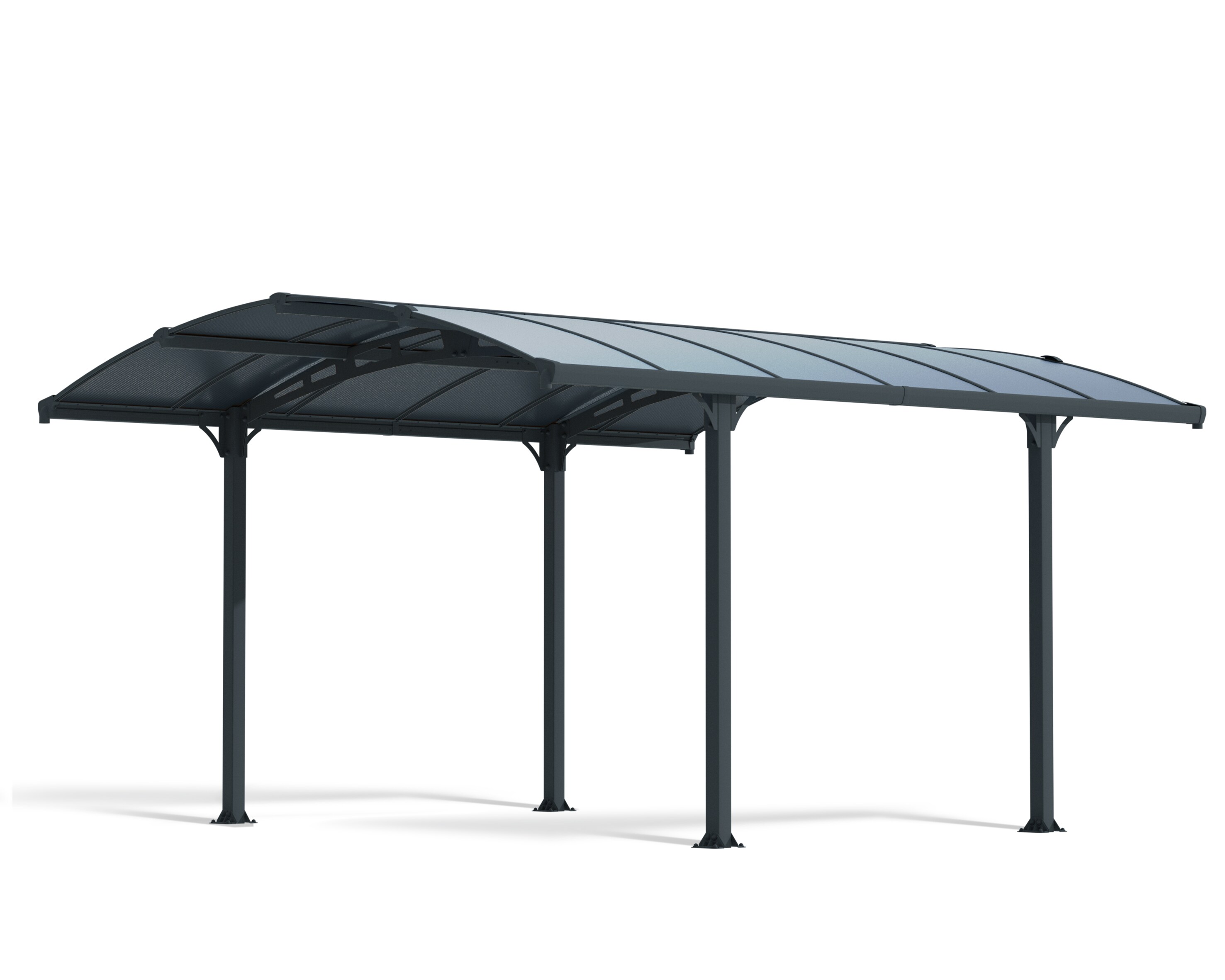 Canopia Tucson Aluminium-Pavillon 3,6 x 4,4 m grau 