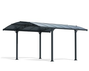 Canopia Tucson Aluminium-Pavillon 3,6 x 4,4 m grau 